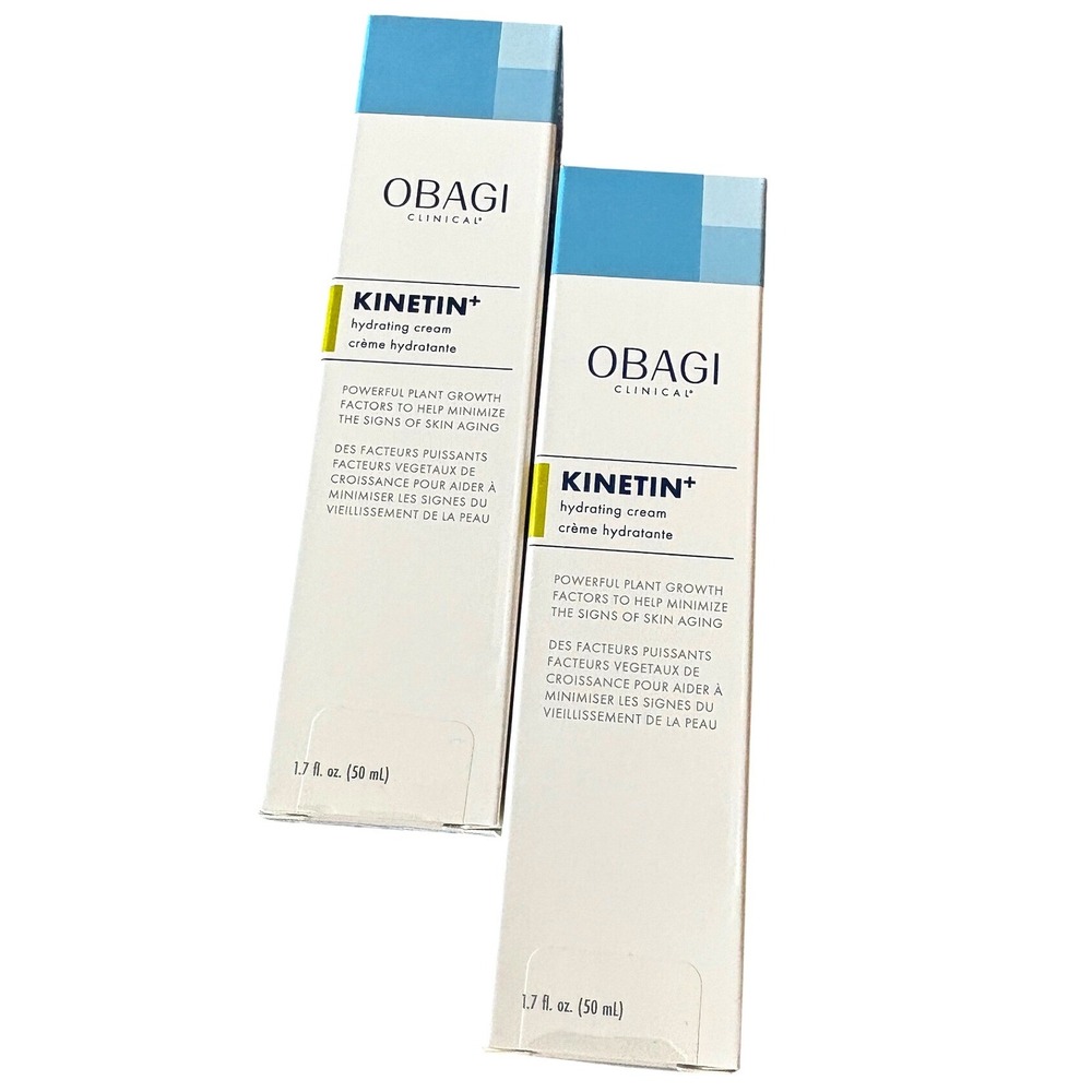 Obagi Clinical Kinetin+ Hydrating Cream 1.7oz NEW Sealed Anti Aging Lot of 2